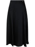 satin midi skirt